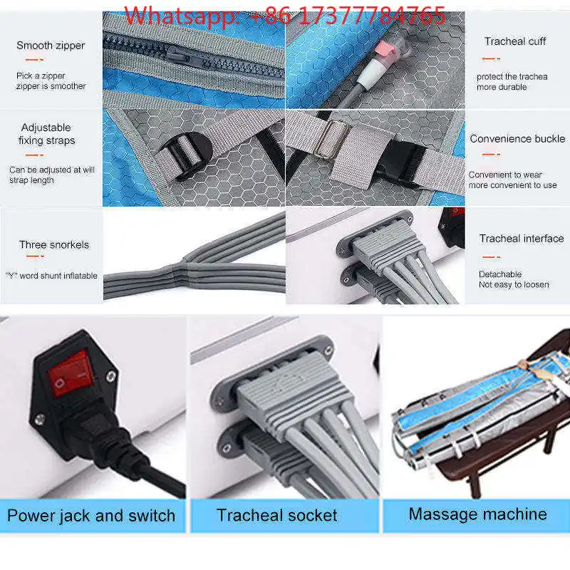 Pressotherapy Lymphatic Drainage Machine 16 Chambers Continuous Pressure air Massager for Legs and Full Body
Pressotherapy Lymphatic Drainage Machine 16 Chambers Continuous Pressure air Massager for Legs and Full Body