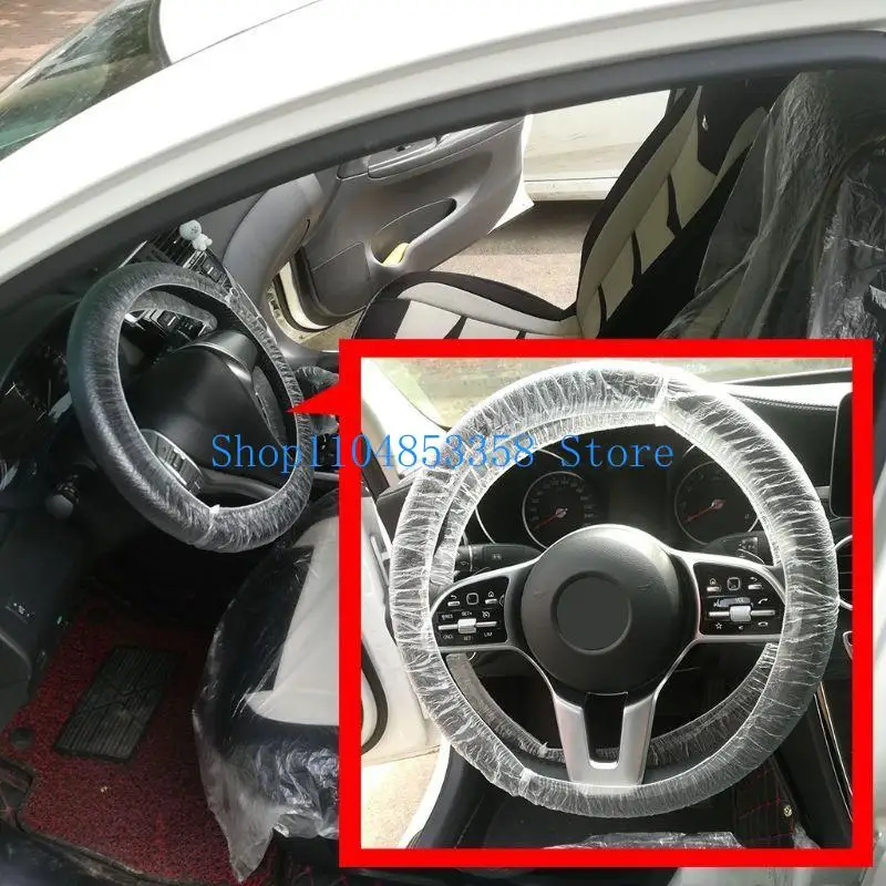 652F 100Pcs Disposable Car Steering Wheel Cover Protector Dustproof Waterproof Sleeve
652F 100Pcs Disposable Car Steering Wheel Cover Protector Dustproof Waterproof Sleeve