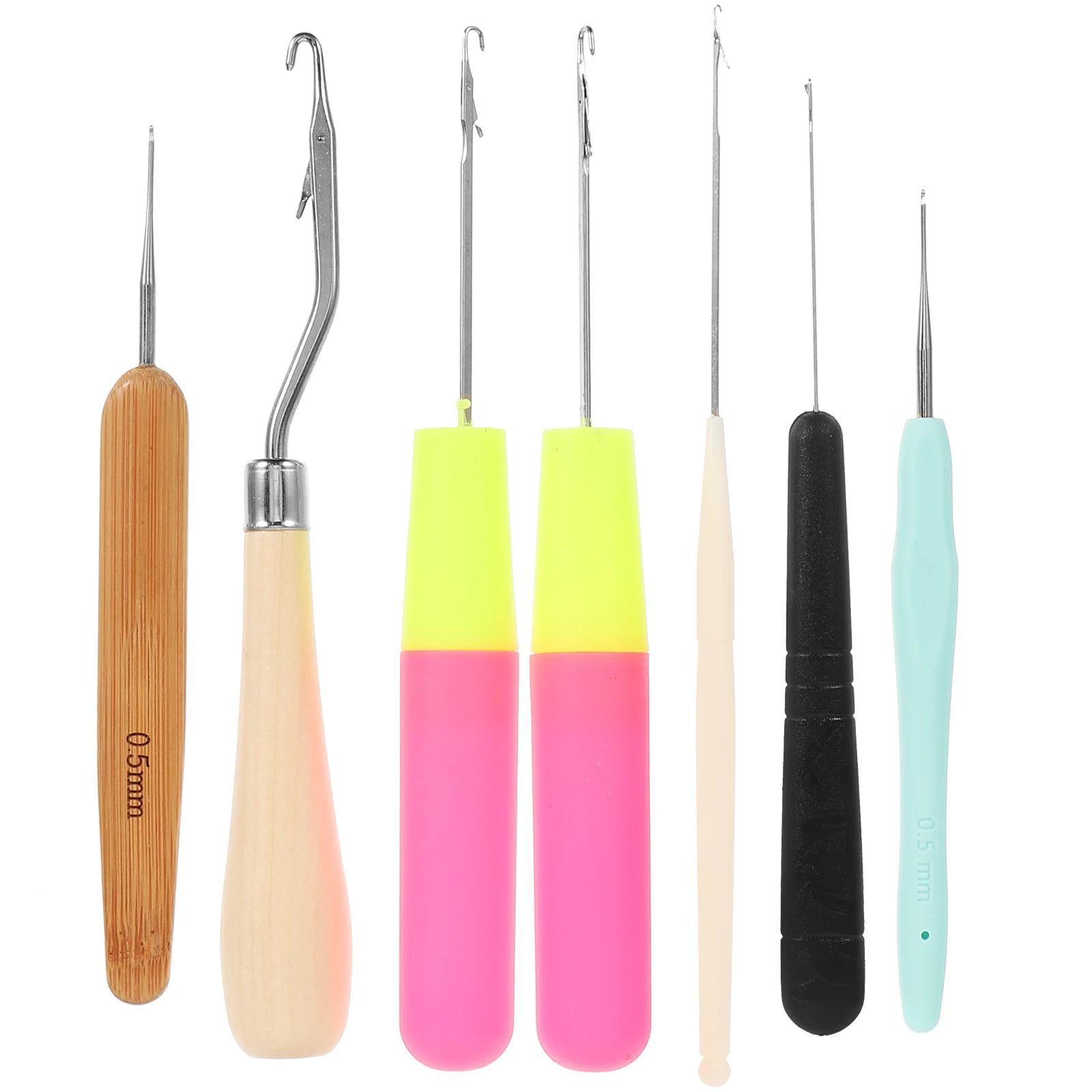 7pcs Crochet Hook Set Hair Needle Braiding Hooks for Weaving Dreadlocks Reusable Braid Tool Metal Crochet Hook
7pcs Crochet Hook Set Hair Needle Braiding Hooks for Weaving Dreadlocks Reusable Braid Tool Metal Crochet Hook