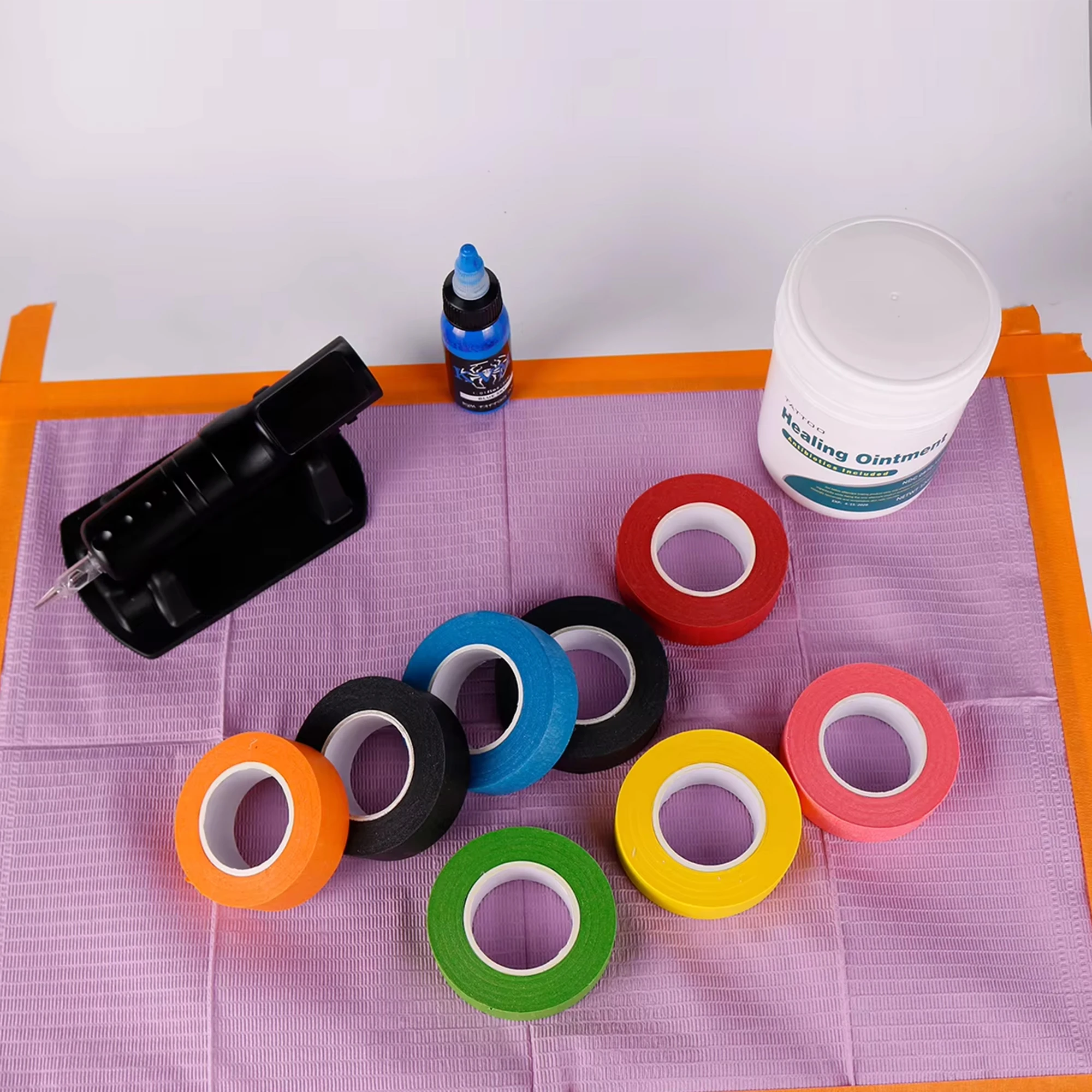 7Rolls Colored Masking Tape Tattoo Stencil Transfer Residue Free Painters Tape Painters for DIY Art Craft Tattoo Accessories
7Rolls Colored Masking Tape Tattoo Stencil Transfer Residue Free Painters Tape Painters for DIY Art Craft Tattoo Accessories