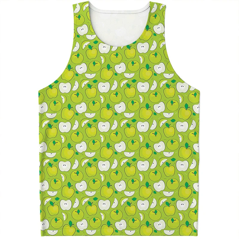 Colorful Apple 3D Printed Fruit Tank Top For Men Summer Sleeveless Oversized Vest Streetwear Casual Tops Children Tee Shirts
Colorful Apple 3D Printed Fruit Tank Top For Men Summer Sleeveless Oversized Vest Streetwear Casual Tops Children Tee Shirts