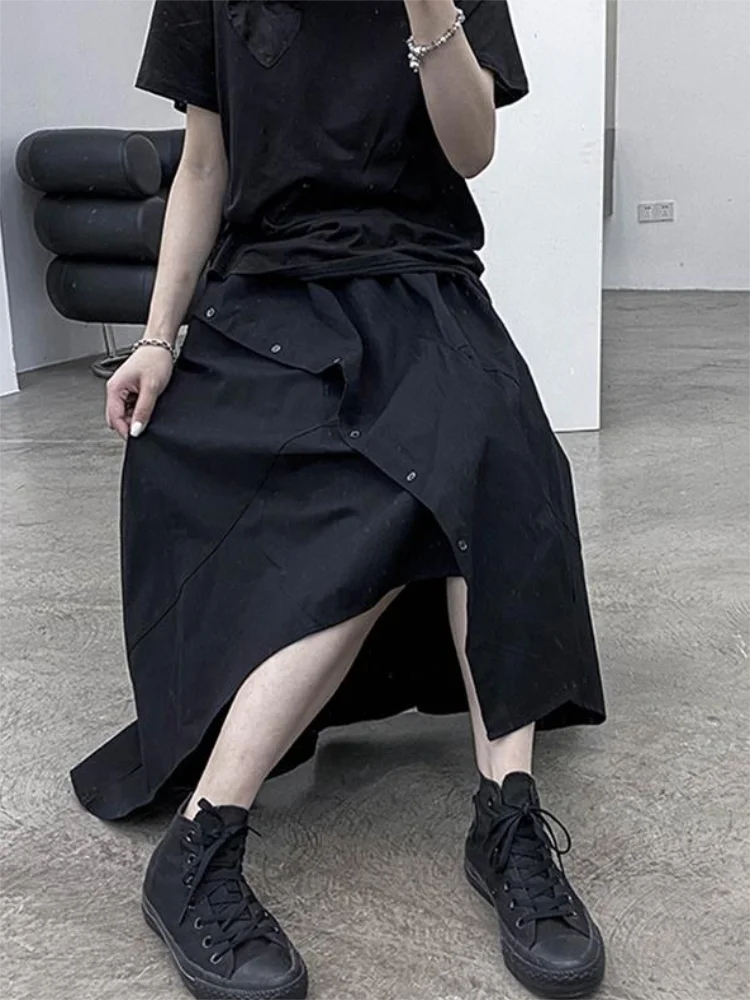 Women's Half Skirt New Summer Black Personality Irregular High Waist Fashion Trend High Street Casual Plus Size Half Skirt
Women's Half Skirt New Summer Black Personality Irregular High Waist Fashion Trend High Street Casual Plus Size Half Skirt