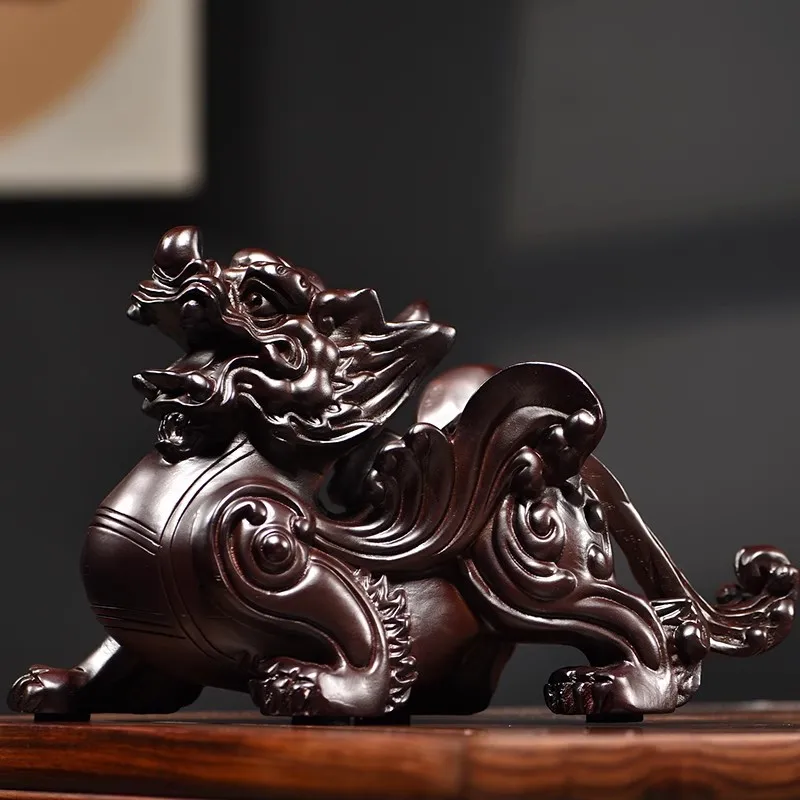 Hand Carved Black Sandalwood Pi Xiu Statue Office&Home Decor Feng Shui Gift for Prosperity, Business SuccessHousewarming Present
Hand Carved Black Sandalwood Pi Xiu Statue Office&Home Decor Feng Shui Gift for Prosperity, Business SuccessHousewarming Present
