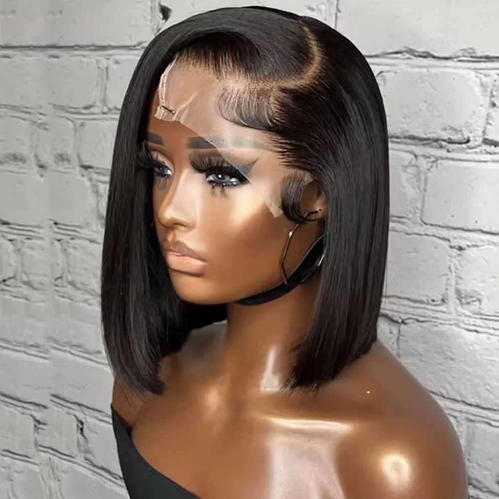 No Glue Straight 13x6 HD Transparent Lace Frontal Wigs Wear Go Glueless Short Bob Wig 100 Human Hair Wig For Women Remy 250%
No Glue Straight 13x6 HD Transparent Lace Frontal Wigs Wear Go Glueless Short Bob Wig 100 Human Hair Wig For Women Remy 250%