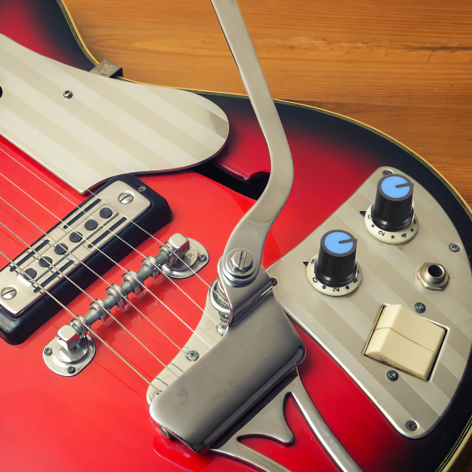 100 Pcs Control Knob Caps Plastic Black Blue Guitar Parts Potentiometer Knob Caps Electric Bass Potentiometer Tone
100 Pcs Control Knob Caps Plastic Black Blue Guitar Parts Potentiometer Knob Caps Electric Bass Potentiometer Tone