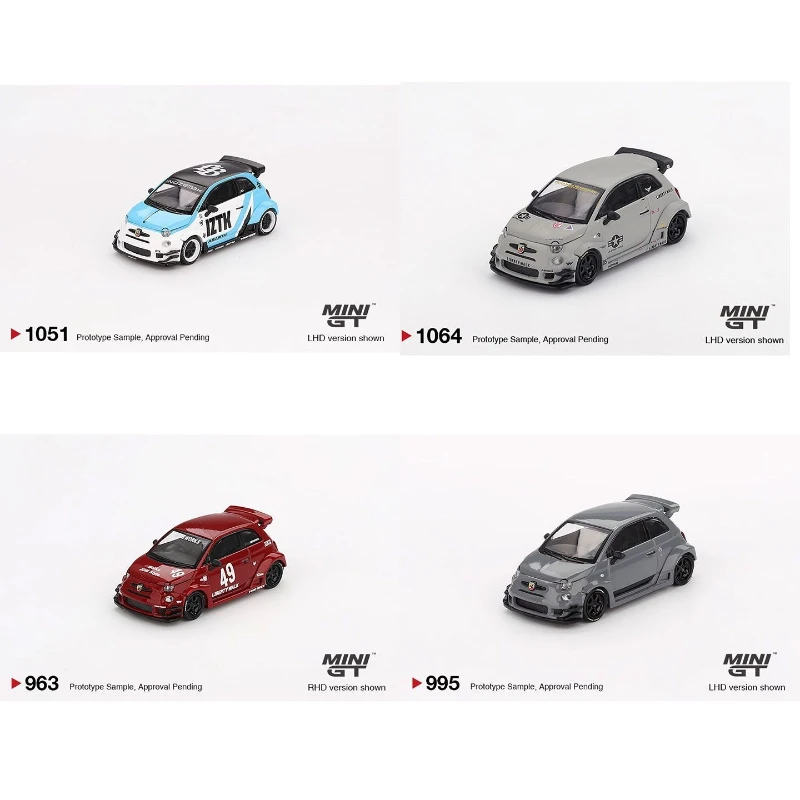 MINIGT 963 Abbas LBWK Abas Works ABARTH 1:64 модель автомобиля из сплава, коллекция игрушек, подарок
MINIGT 963 Abbas LBWK Abas Works ABARTH 1:64 модель автомобиля из сплава, коллекция игрушек, подарок