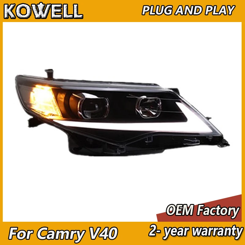 KOWELL автомобильный Стайлинг для Toyota Camry, фара 2009 2010 2011, фара Camry V40, DRL, указатель поворота, ближний свет, линза проектора
KOWELL автомобильный Стайлинг для Toyota Camry, фара 2009 2010 2011, фара Camry V40, DRL, указатель поворота, ближний свет, линза проектора