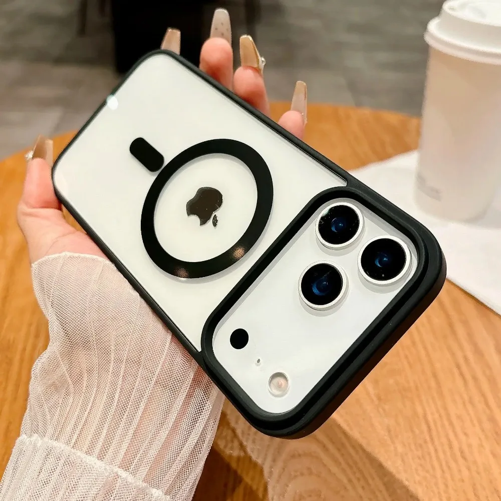 Простые прозрачные акриловые чехлы для телефонов для IPhone 17 Air 16 15 14 13 12 11 Pro Max, матовый чехол с магнитной беспроводной зарядкой
Простые прозрачные акриловые чехлы для телефонов для IPhone 17 Air 16 15 14 13 12 11 Pro Max, матовый чехол с магнитной беспроводной зарядкой