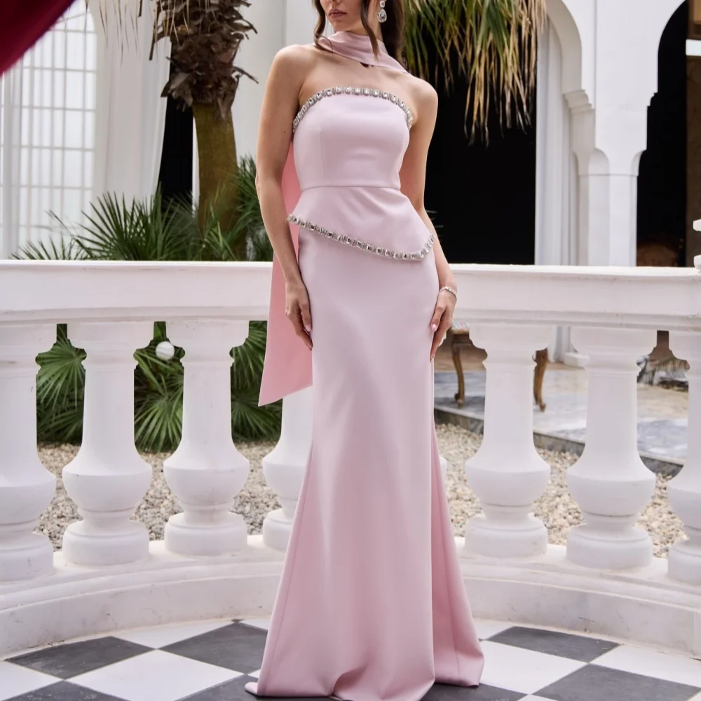 Customized Grace Glitter Wedding Party Dress Rhinestone Strapless Trumpet Long Dresses Modern Style Formal Evening Gowns
Customized Grace Glitter Wedding Party Dress Rhinestone Strapless Trumpet Long Dresses Modern Style Formal Evening Gowns