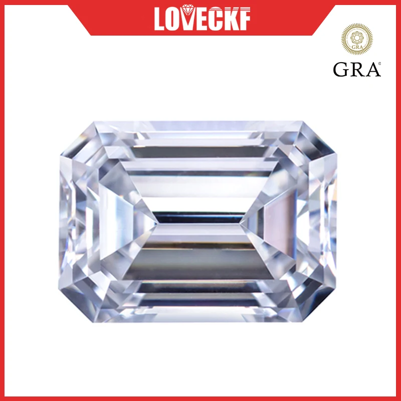 Super White D Color Moissanite Stone with Certificate Emerlad Cut GRA Certified Moissaita Loose Gemstone Pass Diamond Tester
Super White D Color Moissanite Stone with Certificate Emerlad Cut GRA Certified Moissaita Loose Gemstone Pass Diamond Tester
