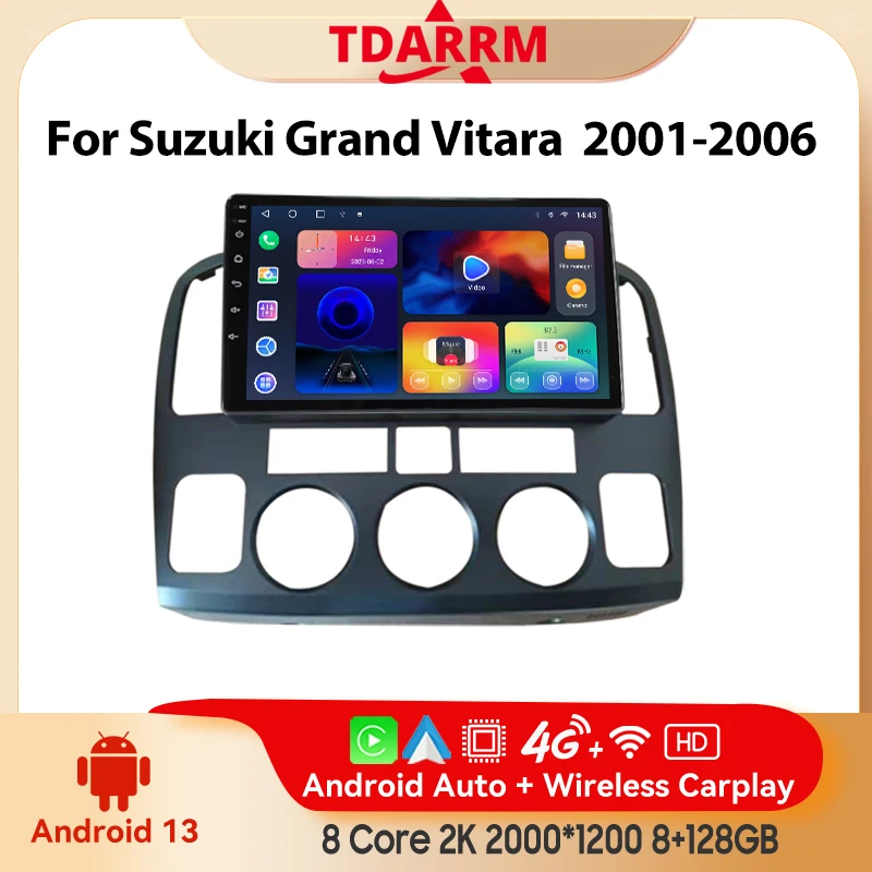 Car Radio Android 14 Carplay Autoradio For Suzuki Grand Vitara XL-7 2001 - 2006 GPS Navigation Multimedia Player 4G Stereo 7862S
Car Radio Android 14 Carplay Autoradio For Suzuki Grand Vitara XL-7 2001 - 2006 GPS Navigation Multimedia Player 4G Stereo 7862S