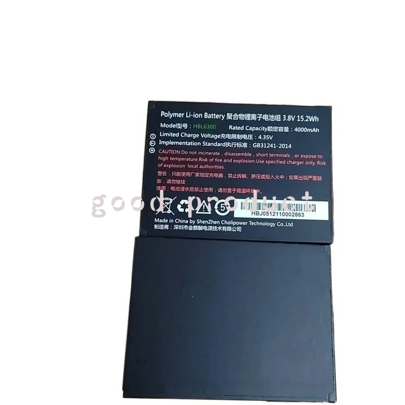 Original New 4000mAh HBL6300 Battery For Urovo I6200 Scanner Cellphone Battery + Tracking Number
Original New 4000mAh HBL6300 Battery For Urovo I6200 Scanner Cellphone Battery + Tracking Number