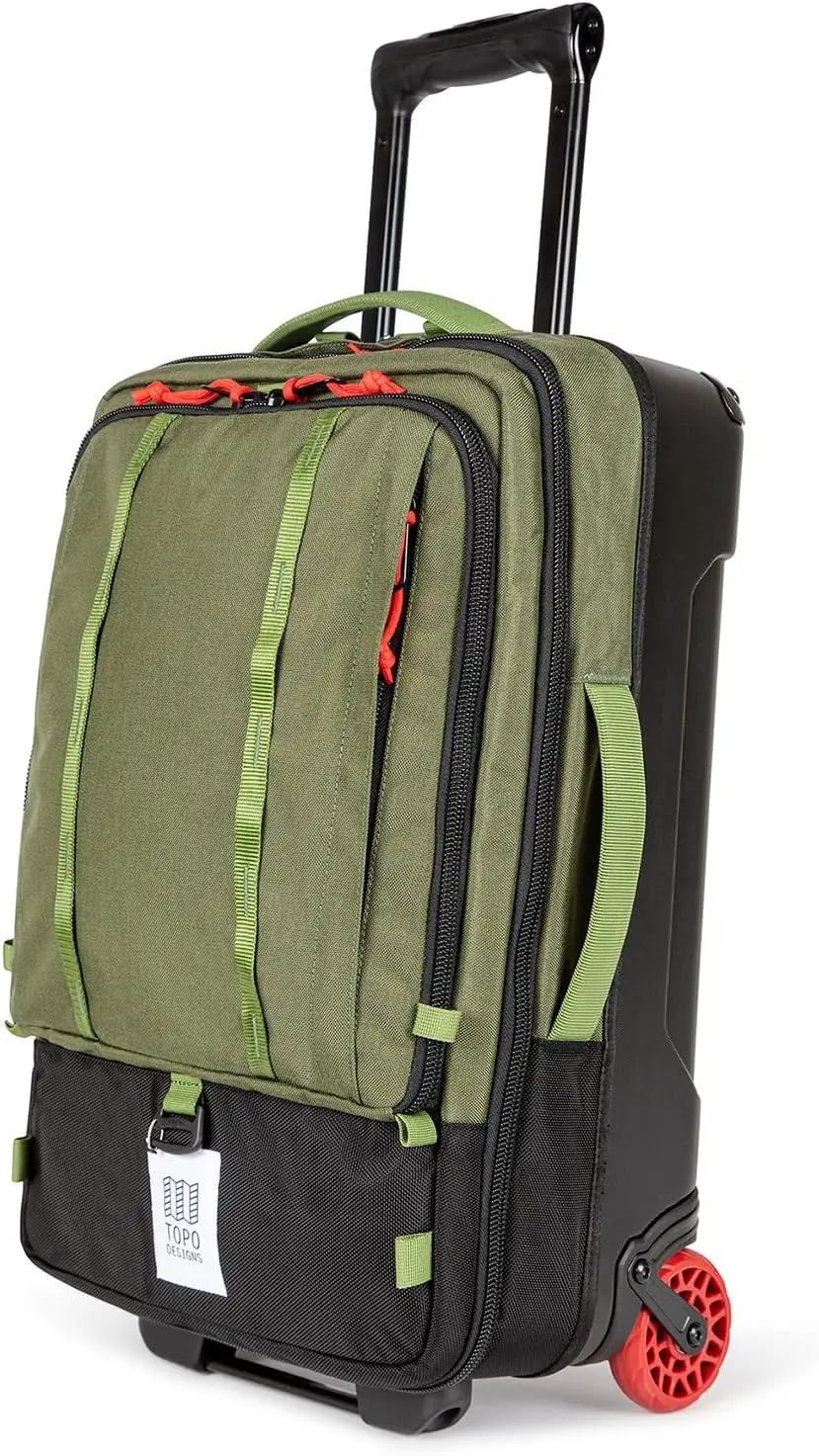 Global Travel Roller Bag Suitcase, Carry-On, 3 Carry Options, Smooth Wheels, Telescoping Handle, PFAS Free, Olive
Global Travel Roller Bag Suitcase, Carry-On, 3 Carry Options, Smooth Wheels, Telescoping Handle, PFAS Free, Olive