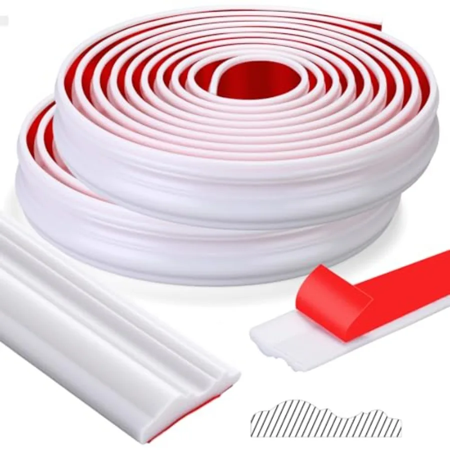 ft Fleible Peel and Stick Molding Trim for Wall, Baseboard, Backsplash, Tile Edge, Chair Rail, Mirror-self Adhesive Trim for Ba
ft Fleible Peel and Stick Molding Trim for Wall, Baseboard, Backsplash, Tile Edge, Chair Rail, Mirror-self Adhesive Trim for Ba