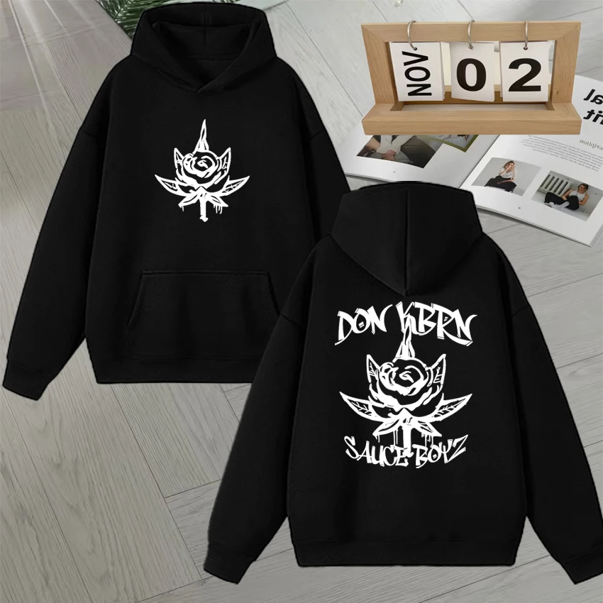 Rapper Eladio Carrion 2025 Trendy Album Double Sided Print Hoodie Men Women Hip Hop Autumn Winter Loose Fleece Sweatshirt Unisex
Rapper Eladio Carrion 2025 Trendy Album Double Sided Print Hoodie Men Women Hip Hop Autumn Winter Loose Fleece Sweatshirt Unisex