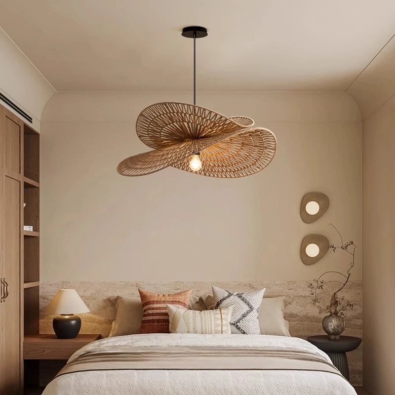 Wabi wind living room chandelier South East Asia restaurant Japanese retro homestay tea room bedroom art modeling rattan art
Wabi wind living room chandelier South East Asia restaurant Japanese retro homestay tea room bedroom art modeling rattan art