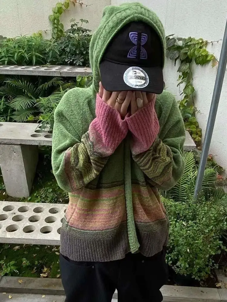 KikoKostadinov Woolen Hooded Open Cardigan Knitted Color Blo Sweater ex Lazy High-End Feeling Outerwear Spring Autumn
KikoKostadinov Woolen Hooded Open Cardigan Knitted Color Blo Sweater ex Lazy High-End Feeling Outerwear Spring Autumn