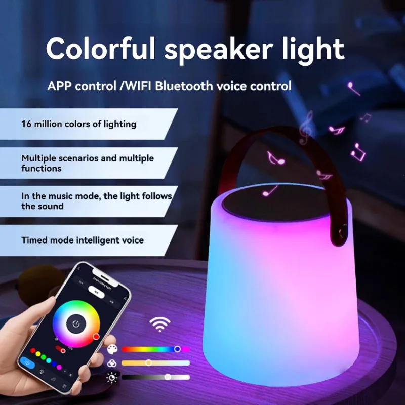 ABKN-For Bluetooth Speaker With LED Light-Waterproof& Voice Control, Portable Design For Multi-Scene Use
ABKN-For Bluetooth Speaker With LED Light-Waterproof& Voice Control, Portable Design For Multi-Scene Use