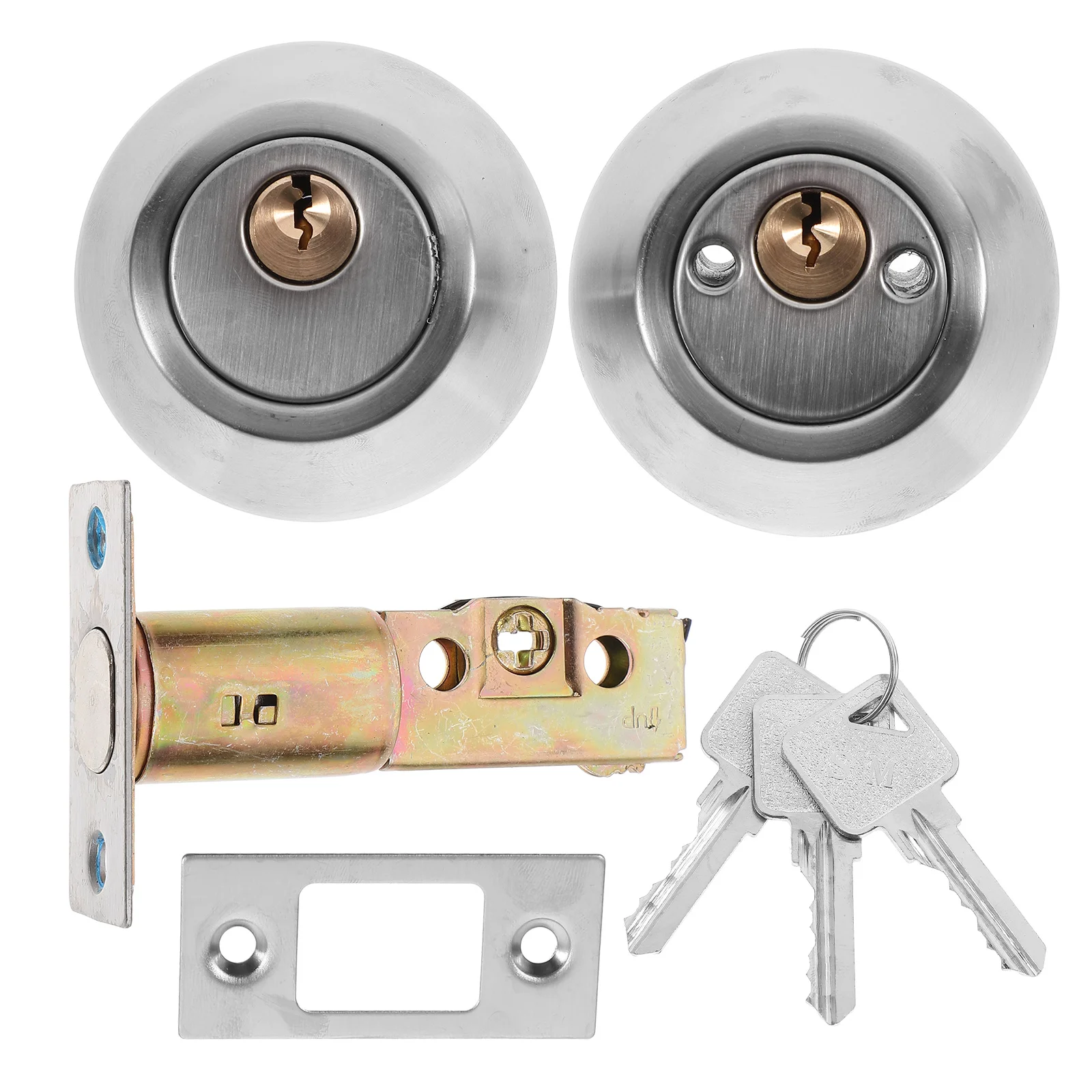 Double Opening and Closing Door Lock Dead Bolt for Doors with Key Stainless Steel Locks inside
Double Opening and Closing Door Lock Dead Bolt for Doors with Key Stainless Steel Locks inside