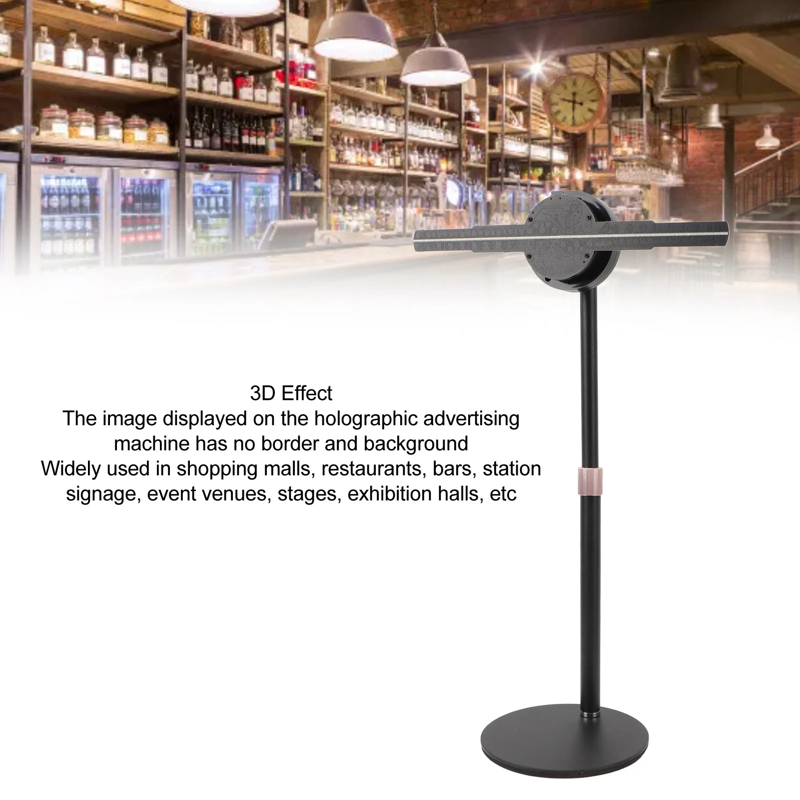 Hologram Advertising Projector Fan 3D Holographic Fan 100‑240V 256 LED 11 inch Ultra HD Lifelike with 16GB Memory Card for Bar
Hologram Advertising Projector Fan 3D Holographic Fan 100‑240V 256 LED 11 inch Ultra HD Lifelike with 16GB Memory Card for Bar