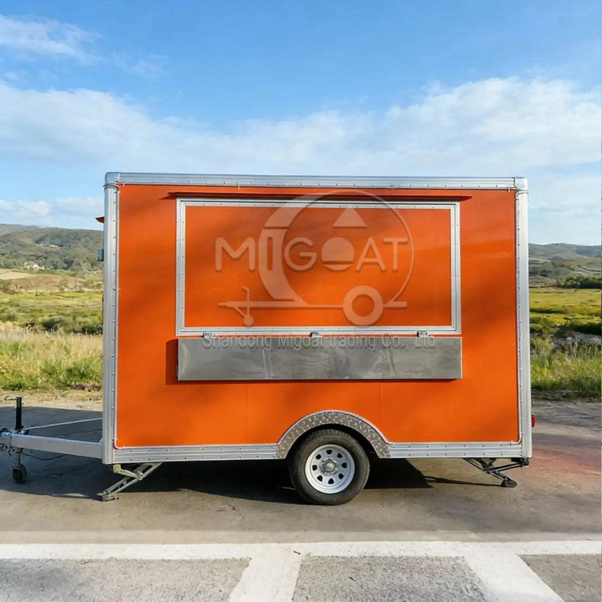 Оранжевая коммерческая мобильная тележка для еды с интегрированным кухонным оборудованием, фургон для закусок, портативная буксируемая торговая тележка для бизнеса
Оранжевая коммерческая мобильная тележка для еды с интегрированным кухонным оборудованием, фургон для закусок, портативная буксируемая торговая тележка для бизнеса