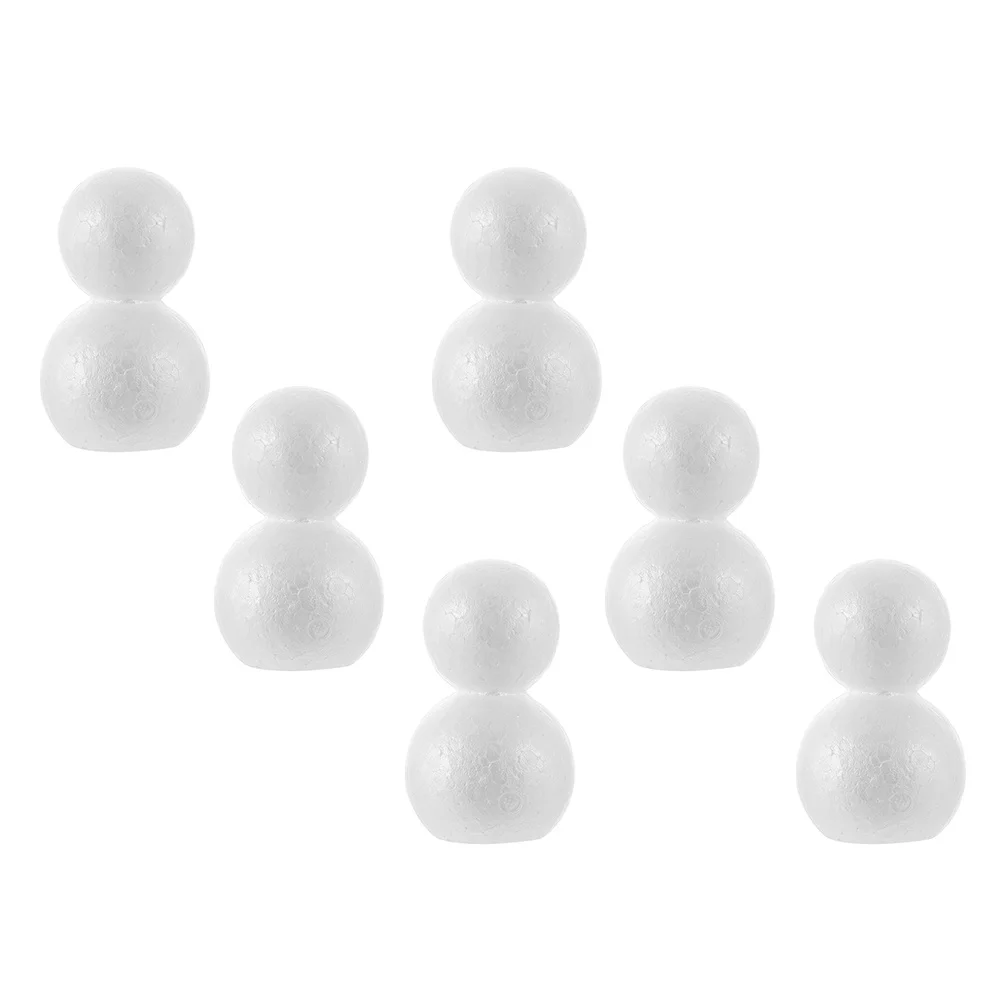 6Pcs Snowman Shape DIY Balls Set Xmas Handmade Craft Material Desktop Ornament Kids Gift Snowman Model Floral Arranging Balls
6Pcs Snowman Shape DIY Balls Set Xmas Handmade Craft Material Desktop Ornament Kids Gift Snowman Model Floral Arranging Balls