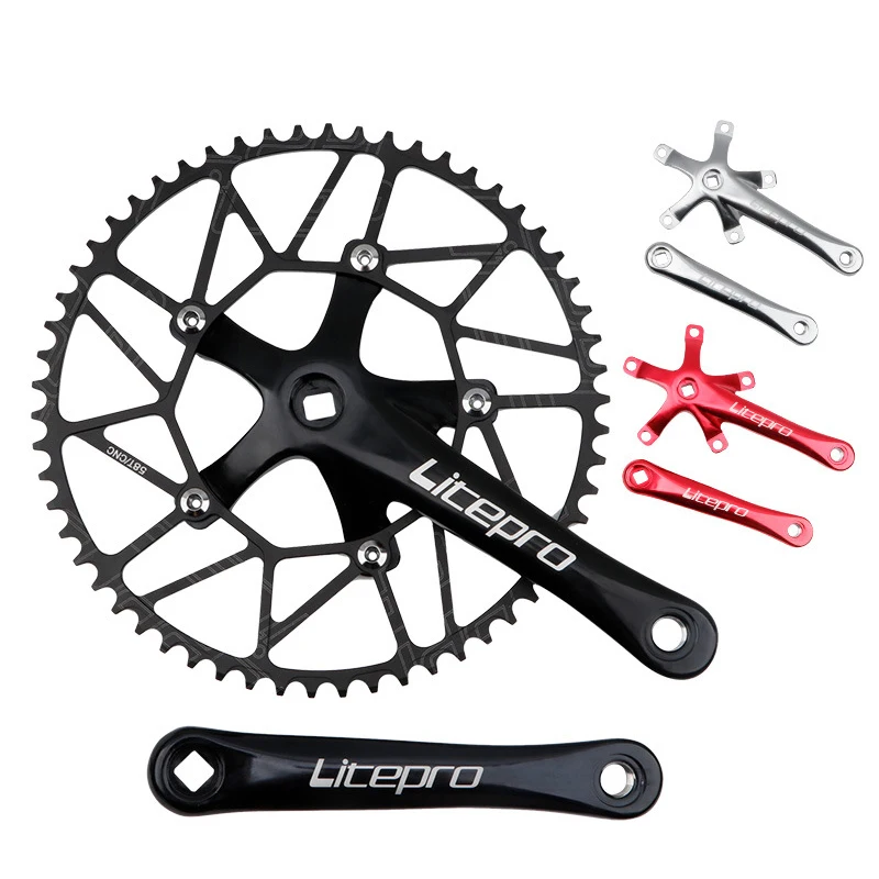 Litepro Bicycle Square Hole Crank For BCD130 170mm Aluminum Alloy Bicycle Parts For Folding Road bike Bicycle crank
Litepro Bicycle Square Hole Crank For BCD130 170mm Aluminum Alloy Bicycle Parts For Folding Road bike Bicycle crank