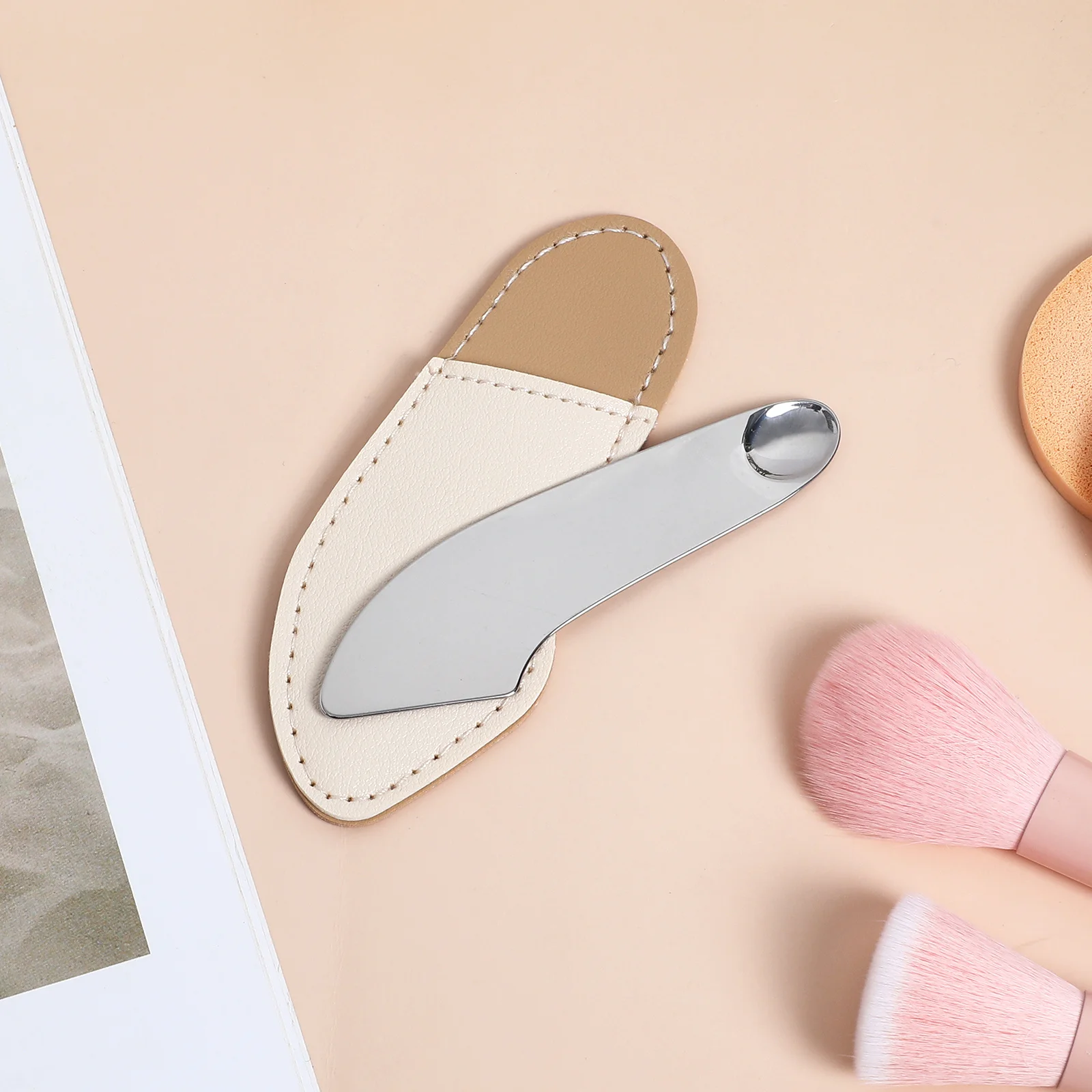 Stainless Steel Makeup Mixing Tools Foundation Spatula Durable Smooth Metal Spatula Plate Mixer Nail
Stainless Steel Makeup Mixing Tools Foundation Spatula Durable Smooth Metal Spatula Plate Mixer Nail