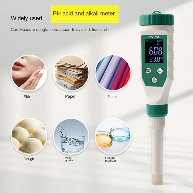 Portable digital old dough pH meter yogurt cheese food acidity tester skin pH tester
Portable digital old dough pH meter yogurt cheese food acidity tester skin pH tester