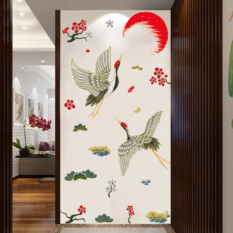 Chinese Style Crane Plum Blossom Wall Sticker Flower Retro Living Room Bedroom Decor Aesthetic Office Decoration Wallstickers
Chinese Style Crane Plum Blossom Wall Sticker Flower Retro Living Room Bedroom Decor Aesthetic Office Decoration Wallstickers