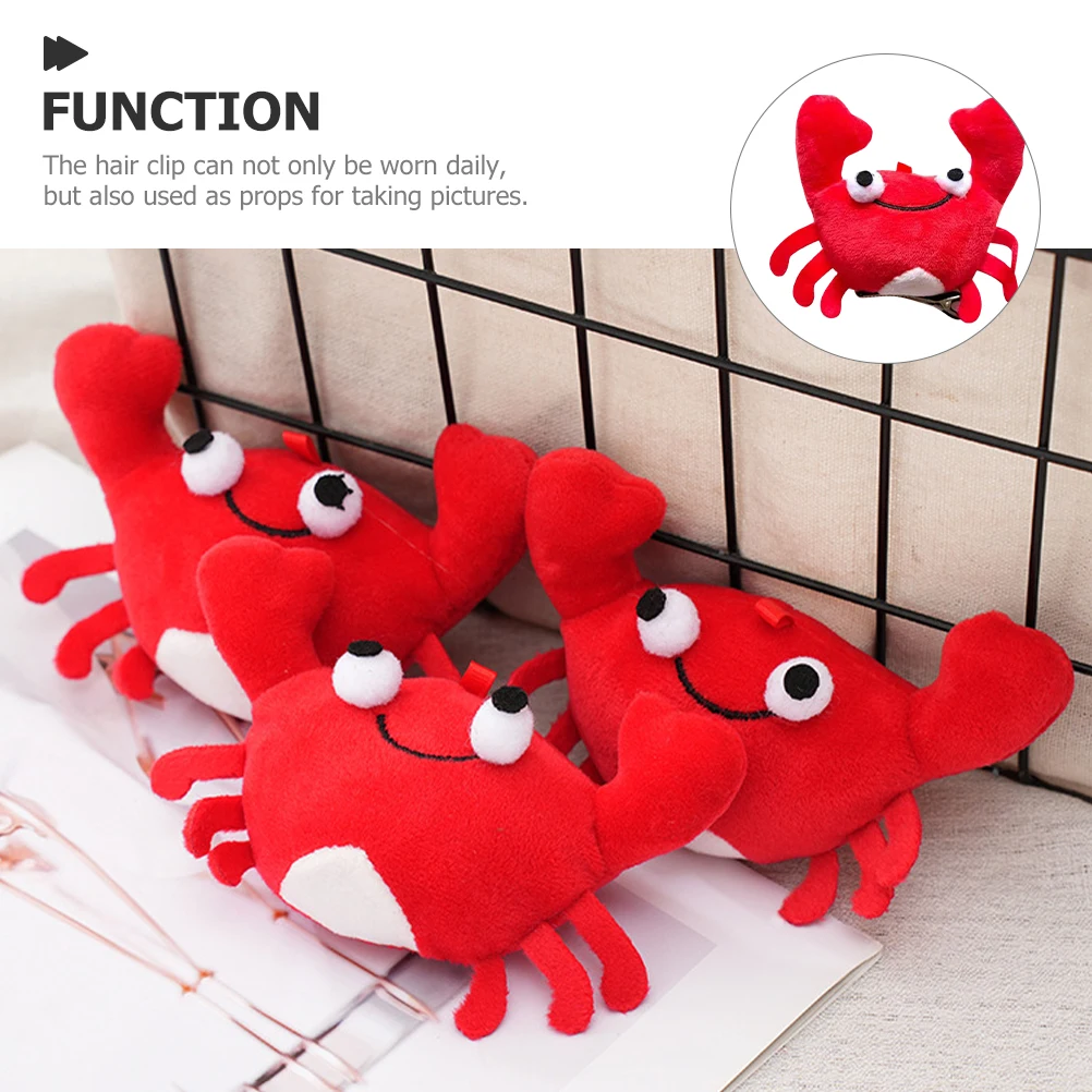 Crab Hairpin Lovely Accessories Short Barrettes Girls Hair Pins Girl Hair Pin Reusable Durable Sweet Adorable Cartoon
Crab Hairpin Lovely Accessories Short Barrettes Girls Hair Pins Girl Hair Pin Reusable Durable Sweet Adorable Cartoon