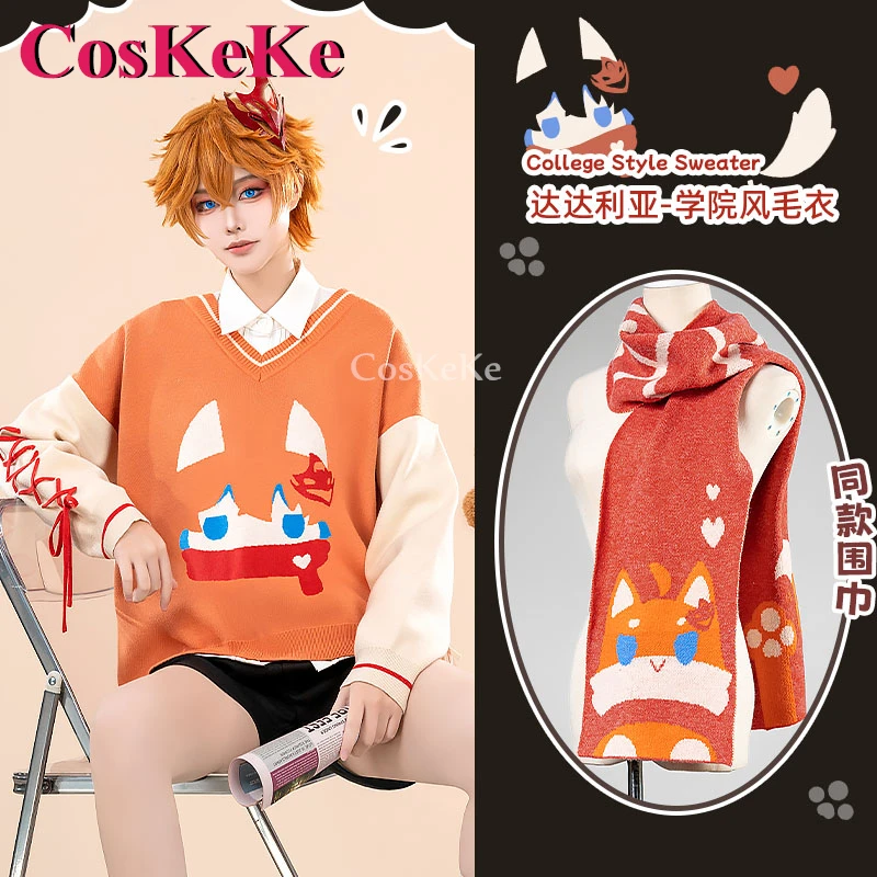 CosKeKe Tartaglia Cosplay Anime Game Genshin Impact Costume Peripheral Product Fashion College Style Sweater Daily Wear Outfit
CosKeKe Tartaglia Cosplay Anime Game Genshin Impact Costume Peripheral Product Fashion College Style Sweater Daily Wear Outfit
