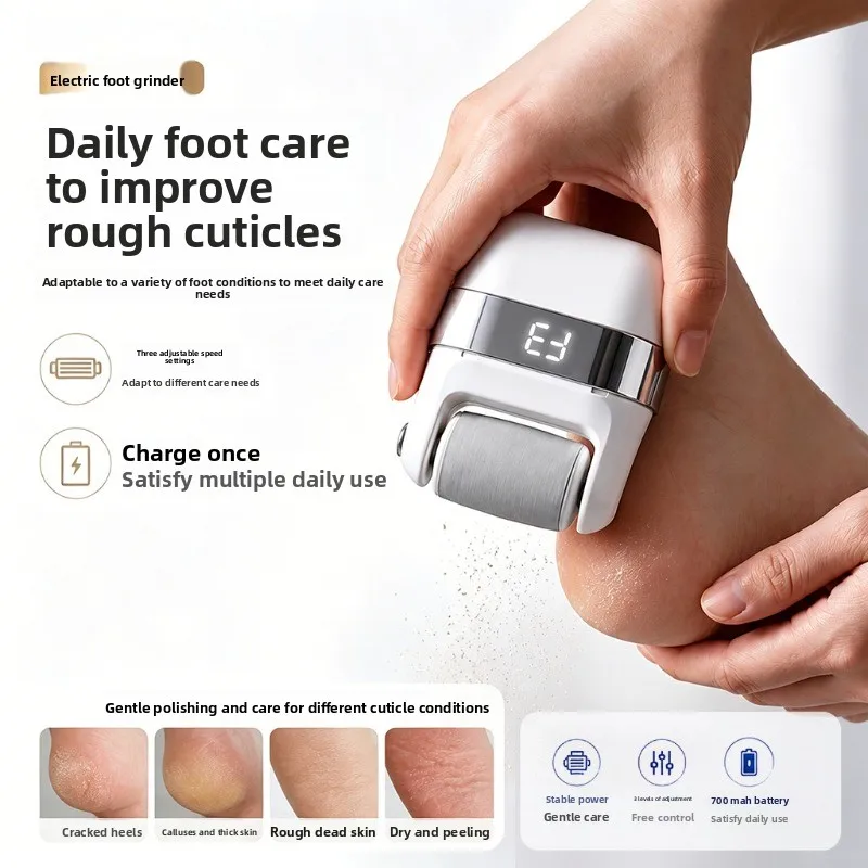 New Electric Foot Scrubber with Charging, Dead Skin Remover, Callus Exfoliator, Automatic Foot Massager, and Foot Care Machine
New Electric Foot Scrubber with Charging, Dead Skin Remover, Callus Exfoliator, Automatic Foot Massager, and Foot Care Machine