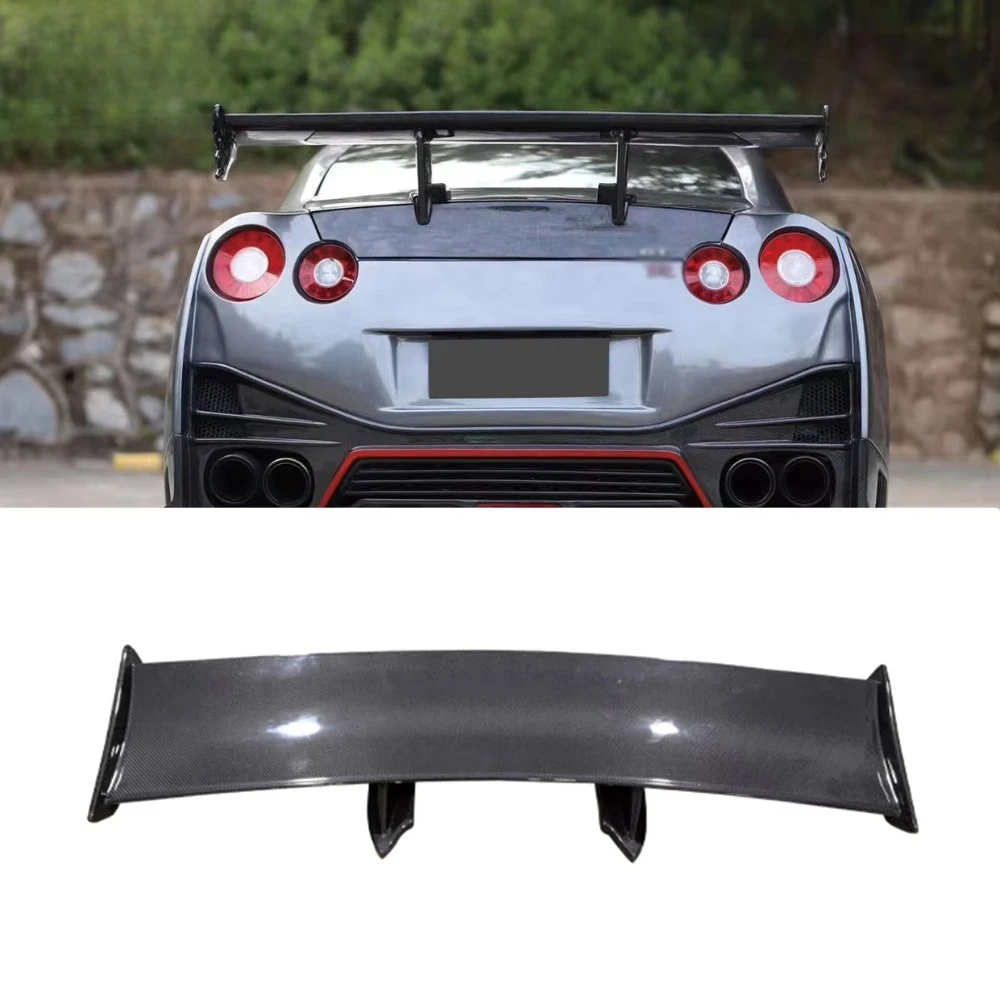 Carbon Fiber Rear Trunk Spoiler for GTR R35 08-15 NSM Style Double Wing Bumper Auto Parts
Carbon Fiber Rear Trunk Spoiler for GTR R35 08-15 NSM Style Double Wing Bumper Auto Parts