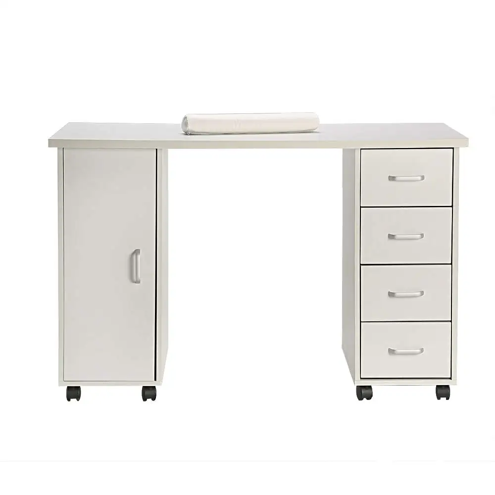 Double Edged Manicure Nail Table,Nail Table Station Desk with 4 Drawers,2 Storage Box,Spa Beauty Salon Nail Art, Customized
Double Edged Manicure Nail Table,Nail Table Station Desk with 4 Drawers,2 Storage Box,Spa Beauty Salon Nail Art, Customized