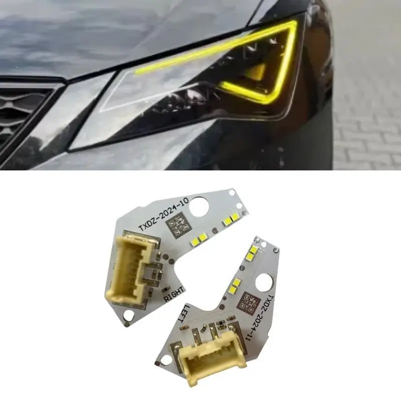 Желтые дневные ходовые огни DRL для 2017 2018 2019 2020 Seat Leon Cupra, светодиодная фара Angel Eyes 5F0941475A 5F0941476A
Желтые дневные ходовые огни DRL для 2017 2018 2019 2020 Seat Leon Cupra, светодиодная фара Angel Eyes 5F0941475A 5F0941476A