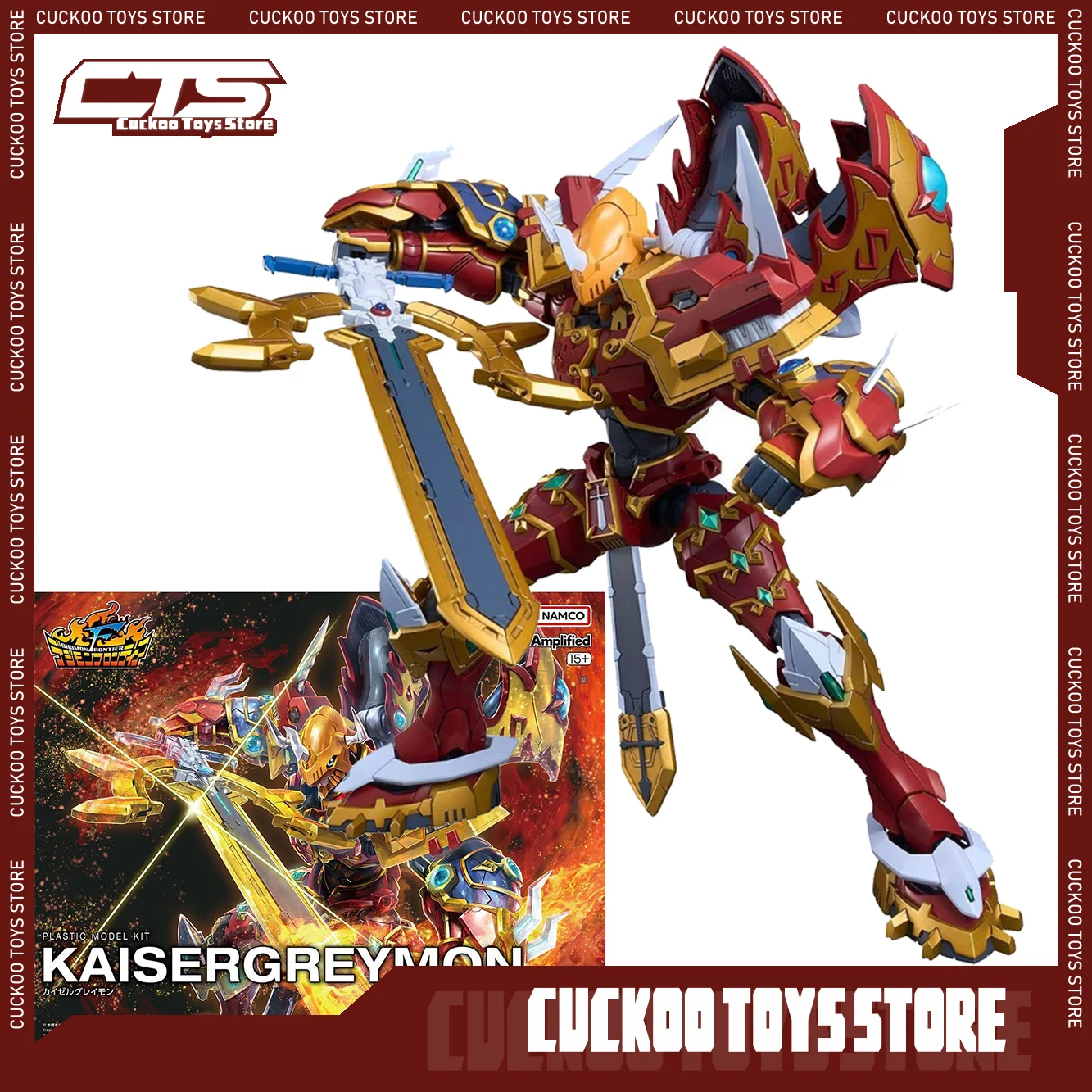 Оригинальная оригинальная модель Hobby Frsa Digimon Kaisergreymon в сборе, фигурка аниме, детская игрушка по индивидуальному заказу, подарки на день рождения 
Оригинальная оригинальная модель Hobby Frsa Digimon Kaisergreymon в сборе, фигурка аниме, детская игрушка по индивидуальному заказу, подарки на день рождения