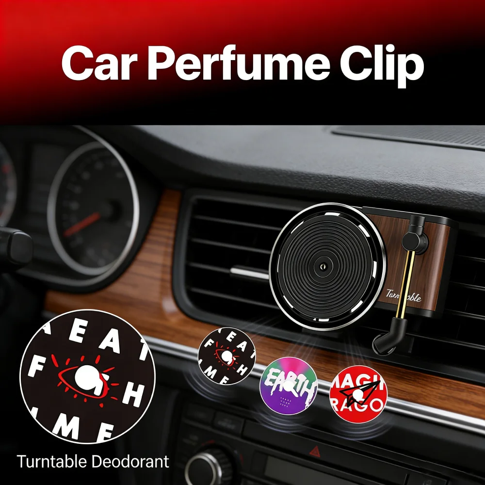 Air Vent Outlet Aromatherapy Clip Spin Phonograph Car Air Freshener Vent Clip Deodorant Auto Interior Decoration Accessories
Air Vent Outlet Aromatherapy Clip Spin Phonograph Car Air Freshener Vent Clip Deodorant Auto Interior Decoration Accessories