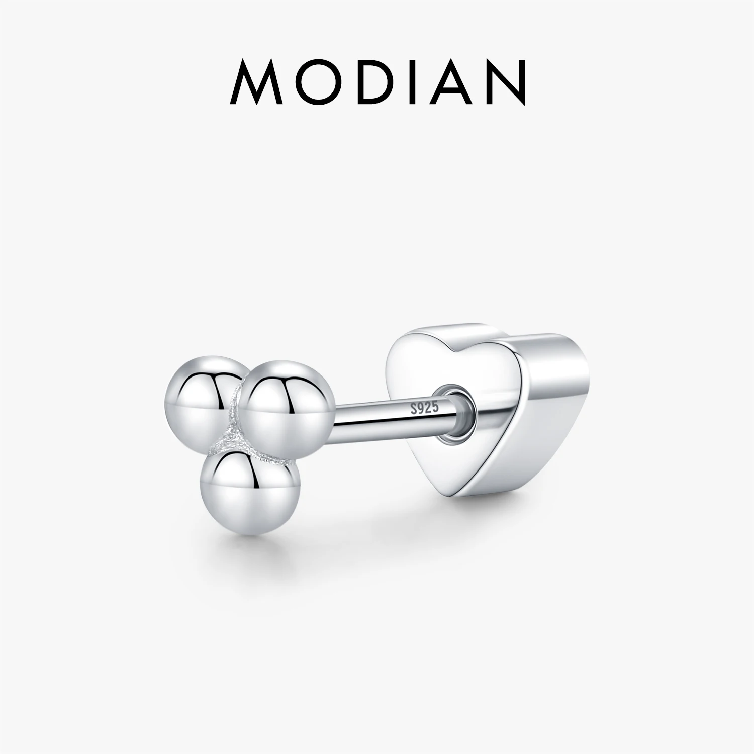 Серьги-гвоздики MODIAN, 1 шт., серебро 925 пробы, изысканные серьги-гвоздики с тремя круглыми бусинами для женщин, изысканные ювелирные изделия
Серьги-гвоздики MODIAN, 1 шт., серебро 925 пробы, изысканные серьги-гвоздики с тремя круглыми бусинами для женщин, изысканные ювелирные изделия