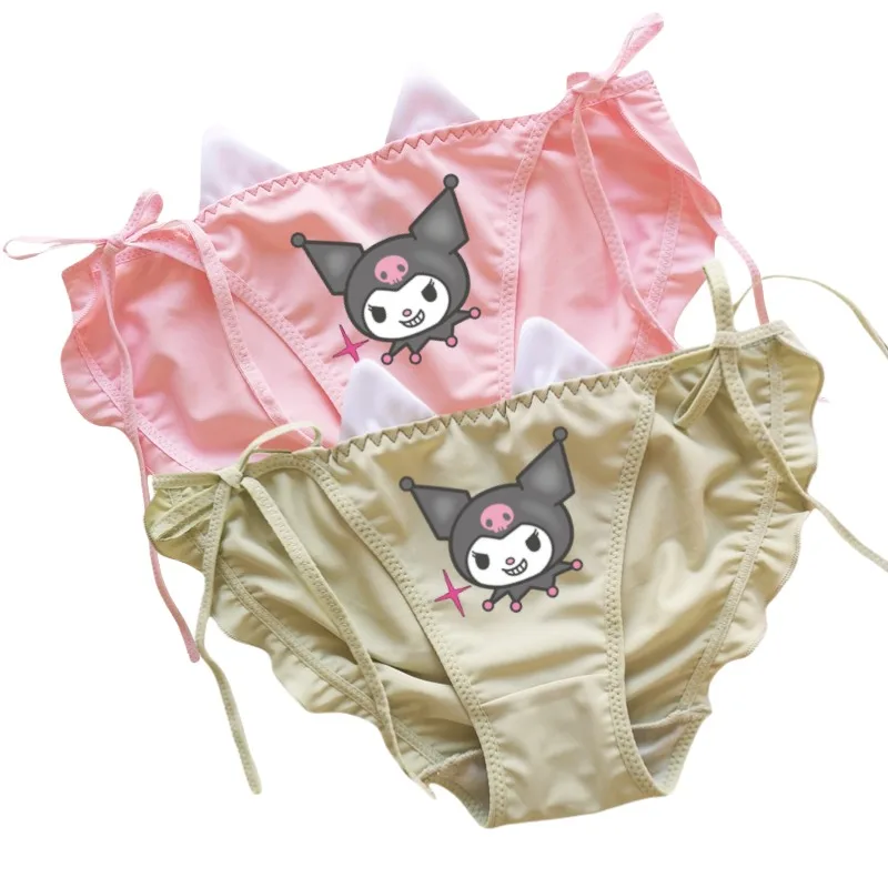 45-65KG Cartoon Pattern Kuromi Women Satin Lovely Lolita Princess Sexy Lacing Bandage Underwear High Stretch Breathable Panties
45-65KG Cartoon Pattern Kuromi Women Satin Lovely Lolita Princess Sexy Lacing Bandage Underwear High Stretch Breathable Panties