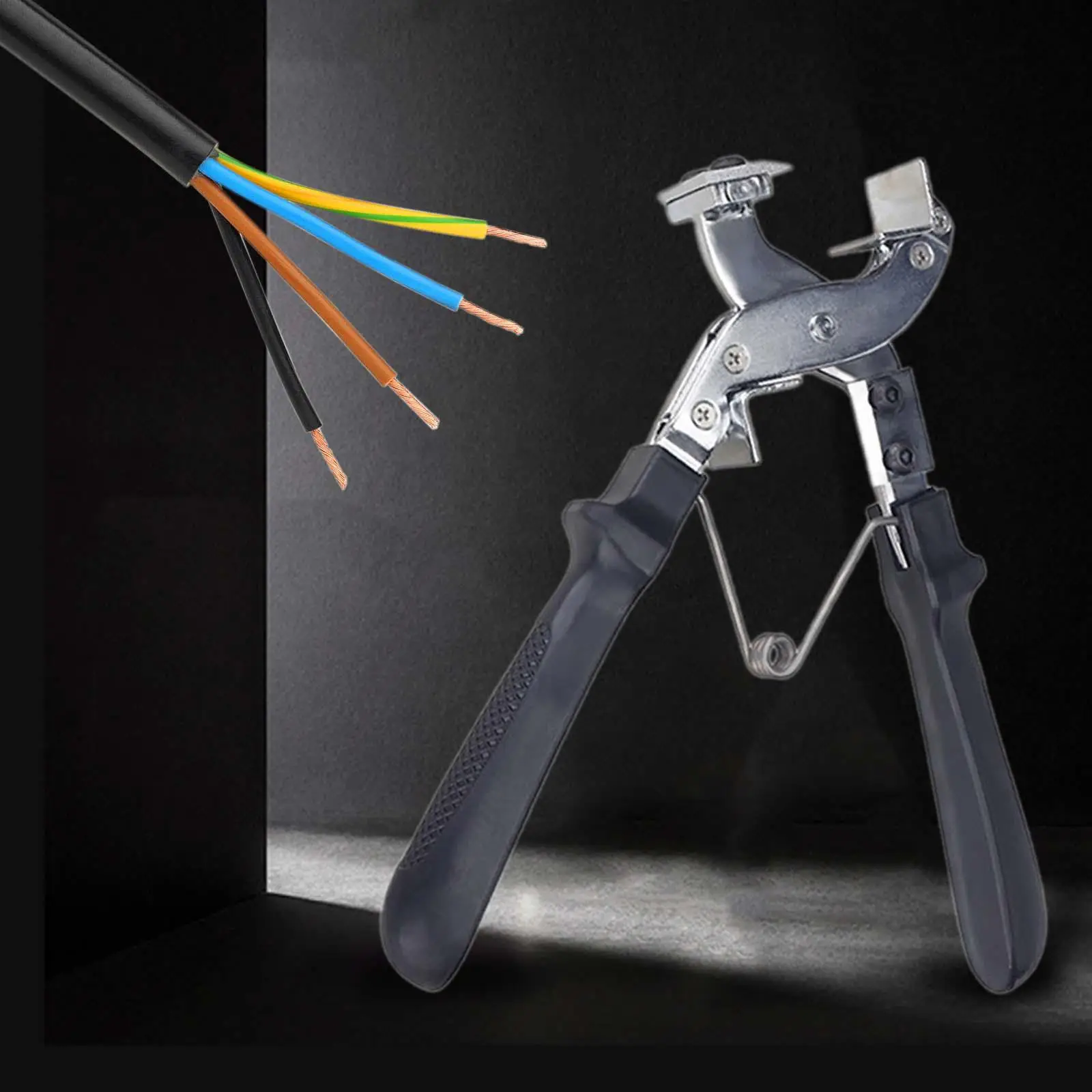 Multifunction Wire Stripper Manual Cable Cutter Electricians Tool Electrical Wire Stripping Tool for Cutting Crimping Splitting
Multifunction Wire Stripper Manual Cable Cutter Electricians Tool Electrical Wire Stripping Tool for Cutting Crimping Splitting