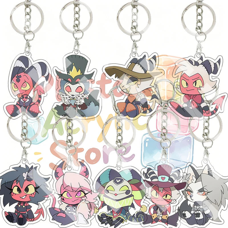Helluva Boss Cute Acrylic Keychain Anime Characters Blitzo Stolas Loona Millie Fizzarolli Keyring Backpack Pendant Birthday Gift
Helluva Boss Cute Acrylic Keychain Anime Characters Blitzo Stolas Loona Millie Fizzarolli Keyring Backpack Pendant Birthday Gift