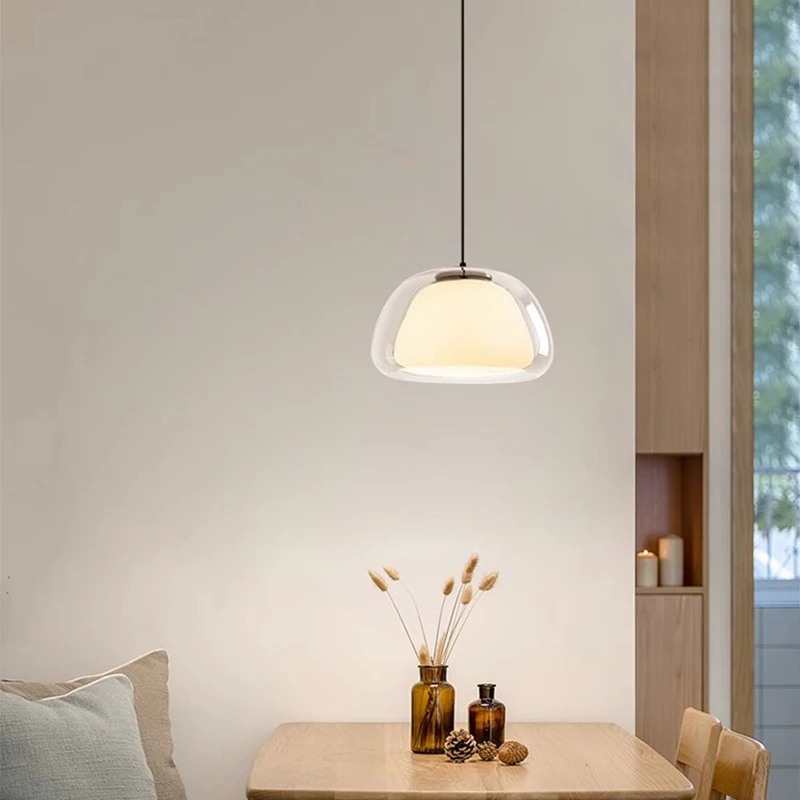 Creative Glass Pendant Light for Dining Room Living Room Bedroom Nordic Minimalist Hallway Coffee Shop Decorative Hanging Light
Creative Glass Pendant Light for Dining Room Living Room Bedroom Nordic Minimalist Hallway Coffee Shop Decorative Hanging Light
