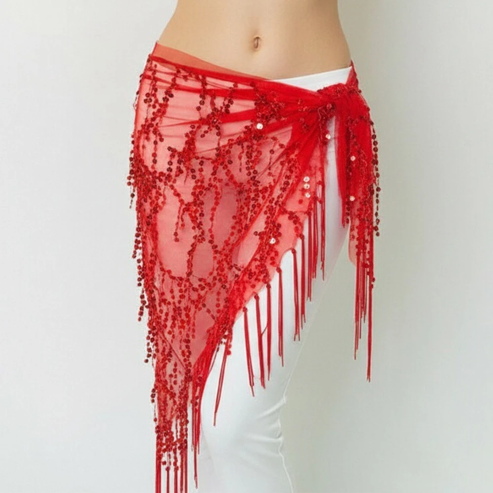 Belly Dance Costume Waist Chain Sequin Fringe Triangle Dance Scarf Tulle Beaded Belly Dance Triangle Stage Performance Scarf
Belly Dance Costume Waist Chain Sequin Fringe Triangle Dance Scarf Tulle Beaded Belly Dance Triangle Stage Performance Scarf