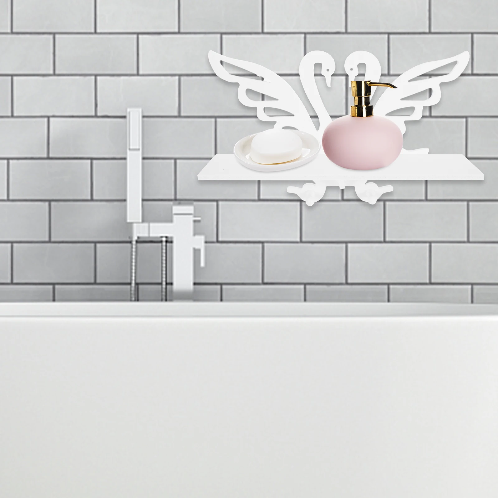 Floating Mounted Bathroom Organizer Shelf Rustic Modern Wall Decor Rack Bedroom Hallway Space Saving Nordic Style Wall 
Floating Mounted Bathroom Organizer Shelf Rustic Modern Wall Decor Rack Bedroom Hallway Space Saving Nordic Style Wall