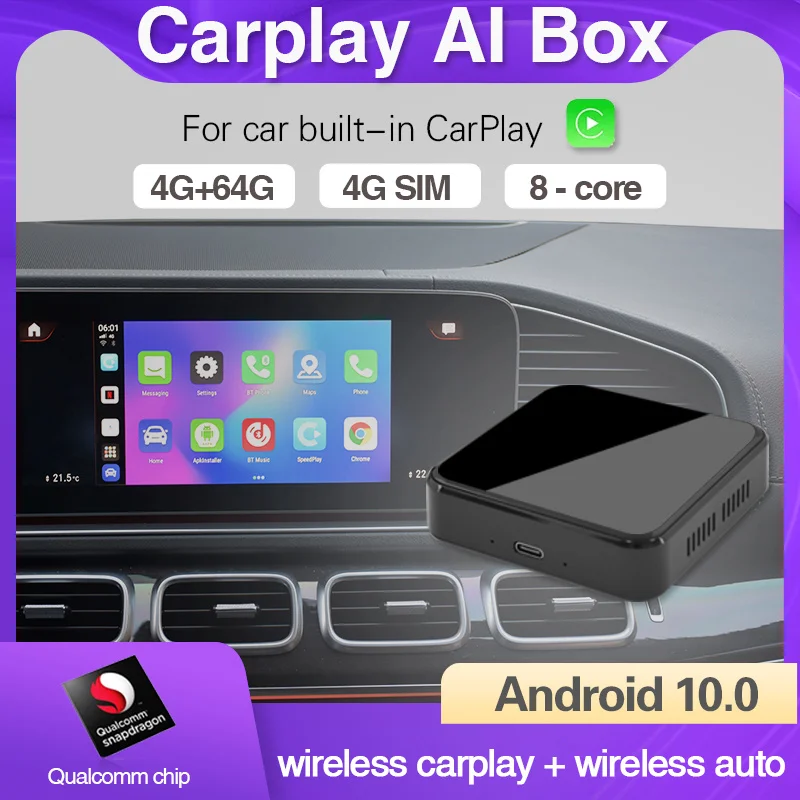 Factorystore Price Carplay Ai Box For Ford Volkswagen Nissan Hyundai Kia Toyota Car Player Android System Wireless Netflix
Factorystore Price Carplay Ai Box For Ford Volkswagen Nissan Hyundai Kia Toyota Car Player Android System Wireless Netflix