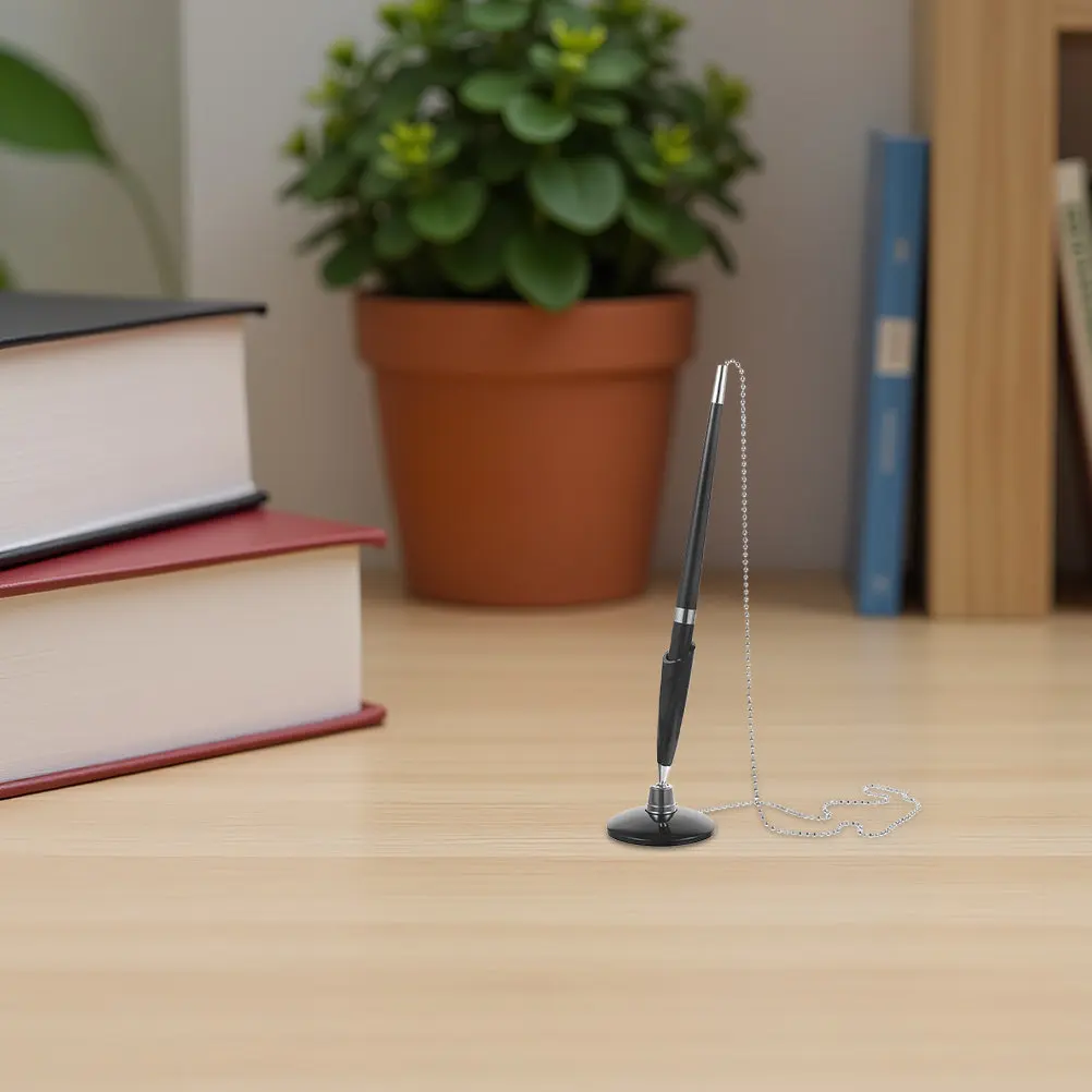 6Pcs Sign Pen with Chain Ergonomic Grip Sleek Design for High Traffic Areas Office Banks Hotels Workstations Secure Ink Pens
6Pcs Sign Pen with Chain Ergonomic Grip Sleek Design for High Traffic Areas Office Banks Hotels Workstations Secure Ink Pens