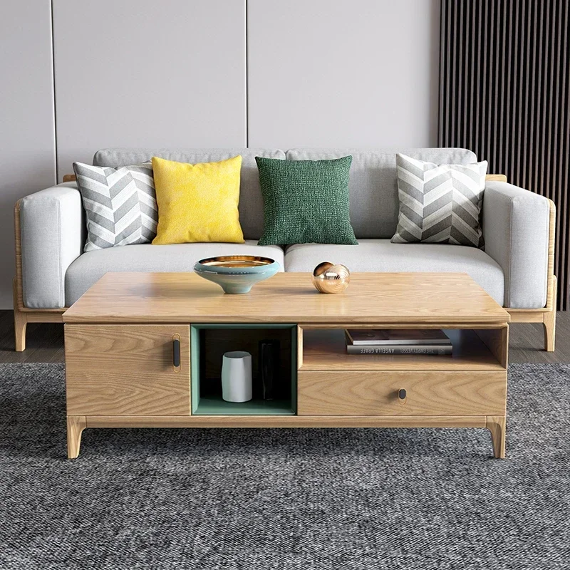 Nordic Ash Solid Wood Coffee Table Modern Minimalist Living Room Furniture
Nordic Ash Solid Wood Coffee Table Modern Minimalist Living Room Furniture