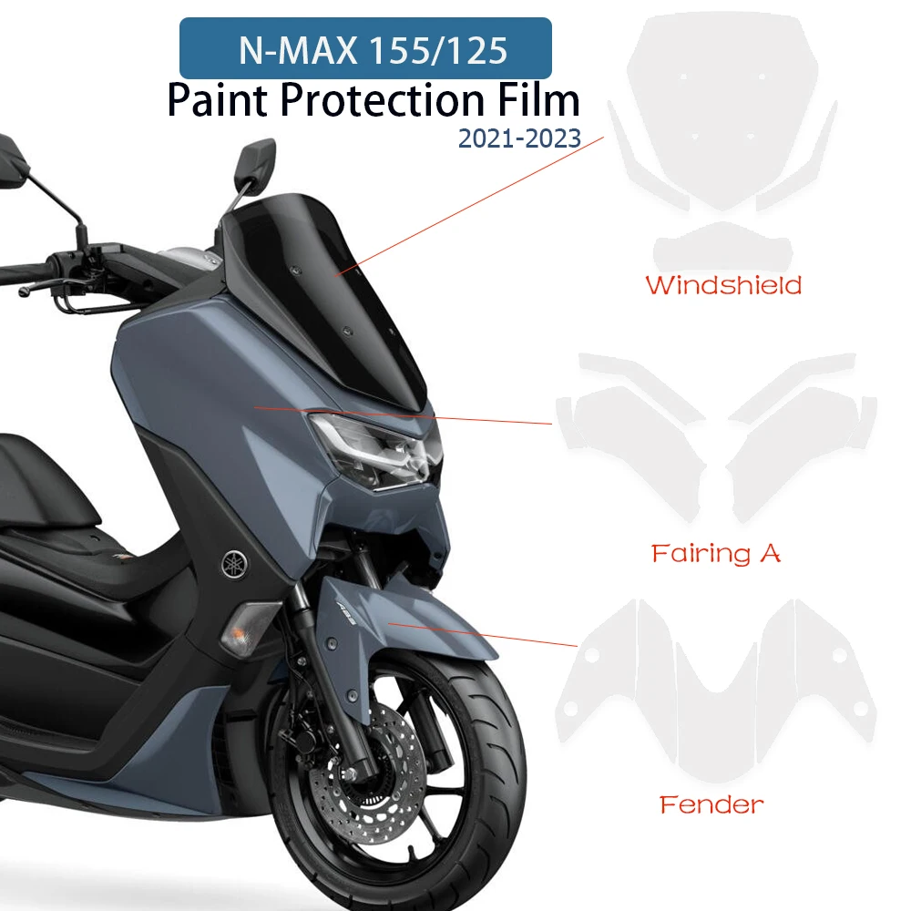 TPU PPF For YAMAHA NMAX155 Paint Protection Film N MAX 125 Protective Bodykit protect Fairing Windshield 2021-2023
TPU PPF For YAMAHA NMAX155 Paint Protection Film N MAX 125 Protective Bodykit protect Fairing Windshield 2021-2023