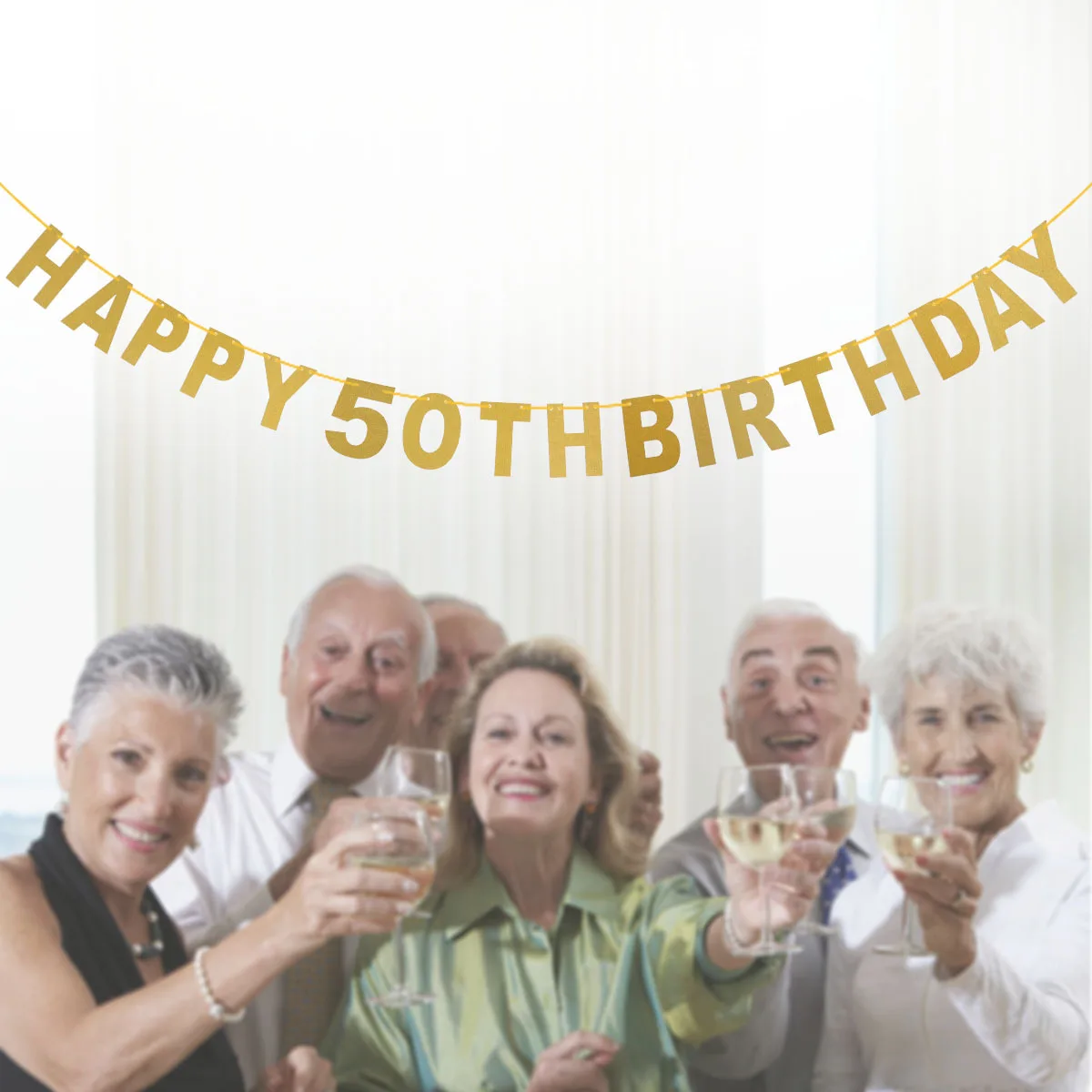 5M Happy 50Th Birthday Glitter Golden Garland Bunting Banners Wall Ceiling Table Decor Adjustable Spacing Easy Hang Birthday
5M Happy 50Th Birthday Glitter Golden Garland Bunting Banners Wall Ceiling Table Decor Adjustable Spacing Easy Hang Birthday